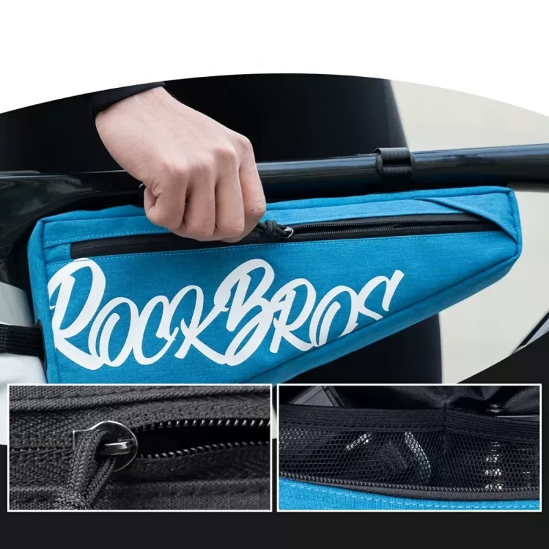 Rockbros G008 Flash Journey Triangular Frame Bag XL Blue