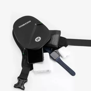 ROCKBROS AS-081 motocikla augšstilba soma, melna, 1 L