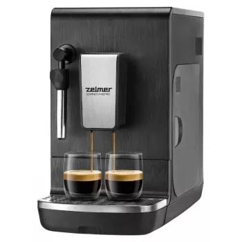 Zelmer Compact Maestro ZCM8110 Espresso Machine, Black, 1050 W, 15 bar