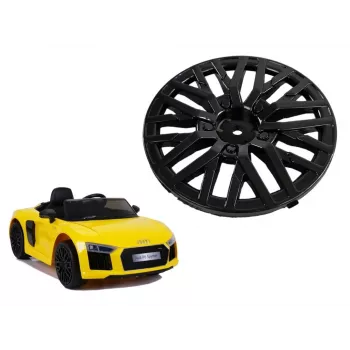 LEAN CARS Cap bērnu elektromobilim Audi R8 Melns