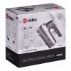 Eldom R110 Robo rokas mikseris, 400 W, 5 ātrumi, turbo funkcija, putošanas un maisīšanas uzgaļi, sudraba krāsā (R110 robo)