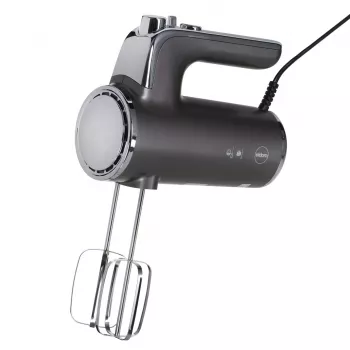 Eldom R110 Robo rokas mikseris, 400 W, 5 ātrumi, turbo funkcija, putošanas un maisīšanas uzgaļi, sudraba krāsā (R110 robo)