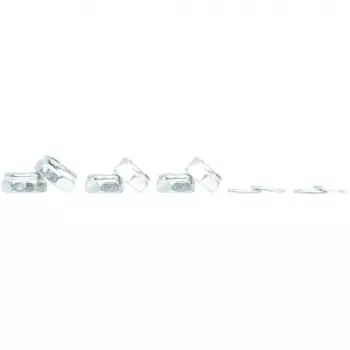 Atlas Hardware Pack Nuts - 100 gabalu sešstūra uzgriežņu komplekts, tērauds, cinkoti, rupja vītne (UNC un metriskie)