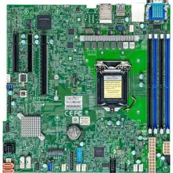 Mātesplate Supermicro X12STH-F-O — Micro-ATX, LGA 1200, Intel C252, DDR4, divi 1GbE, IPMI