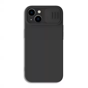 Nillkin CamShield Silky Silicone Case iPhone 14 Plus - Melns