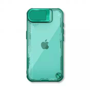 Nillkin Iceblade Prop Case ar kameras vāciņu un statīvu iPhone 16e / 17e - Zaļš