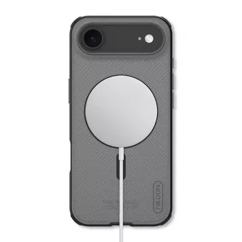 Nillkin Super Frosted Shield Pro Maciņš iPhone 17 Air ar MagSafe - Caurspīdīgi Melns