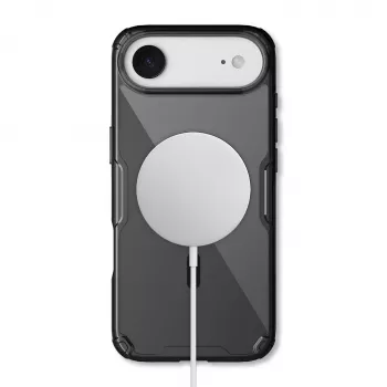 Nillkin Nature TPU Pro Magnetic Case iPhone 17 Air - Puscaurspīdīgs Melns