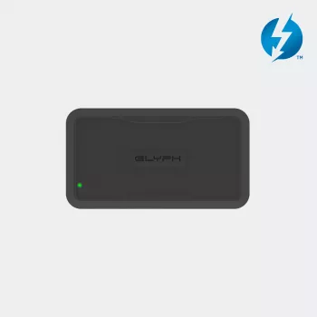 Glyph Atom PRO 4 TB USB-C Thunderbolt 3 Portable SSD - Black