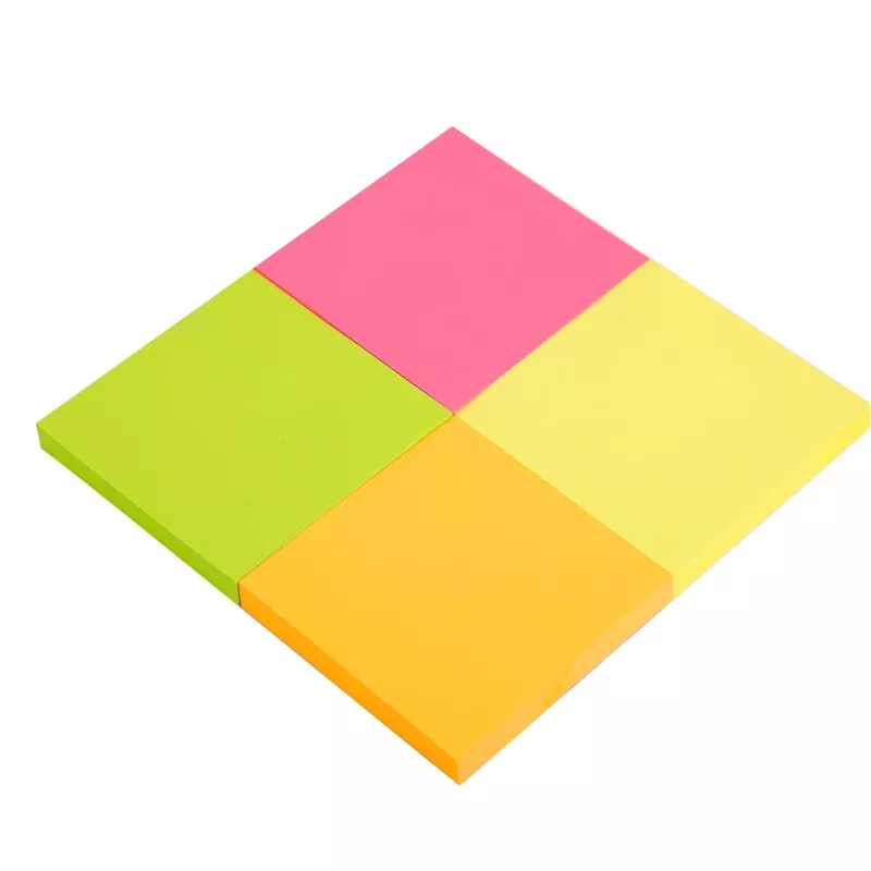 Deli Stick Up Sticky Notes EA03003 400 Sheets Assorted Colors 76x76 mm