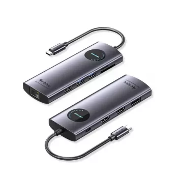 VENTION USB-C 10-in-1 Docking Station 8K 30Hz 100W PD with LED Display