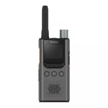 Hytera S1 Pro HYT-S35 U1 1W/3W 400-470MHz UHF DMR Rokas rācija ar noņemamu Li-Poly 2200mAh akumulatoru, antenu AN0435H19, 3.5mm audio, 1.3 inch OLED displeju, pelēka