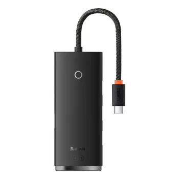 Baseus Lite Series USB-C Hub Adapter 4x USB 3.0 25cm Black
