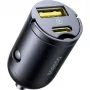 Baseus Tiny Star 30W USB-A USB-C sienas lādētājs melns