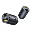 Baseus Tiny Star 30W USB-A USB-C sienas lādētājs melns