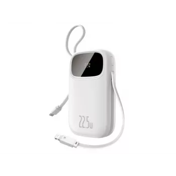 Baseus EnerFill FC31 20000 mAh 22.5W USB-C + Lightning Power Bank White