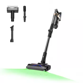 Tineco Pure One A90S bezvadu kāta putekļsūcējs ar iLoop Smart Sensor tehnoloģiju, 120 AW, 40 min darbības laiks, HEPA filtrācija, LED displejs