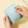 Deli LonGreen Pen Holder 12x12x11 cm Light Blue
