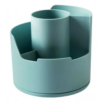 Deli LonGreen Pen Holder 12x12x11 cm Light Blue