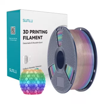 SUNLU PLA Transparent Rainbow 1.75mm 1kg 3D Printer Filaments