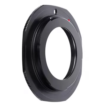 K&F Concept PRO Objektīva stiprinājuma adapteris Canon EOS EF/EF-S uz M42 kameru – Melns