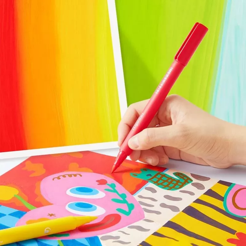 Mideer Acrylic Markers 12 gabalu komplekts MD1259