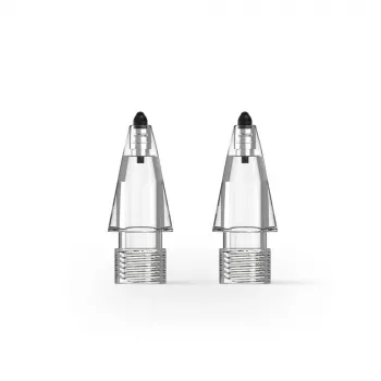 Metapen Air-Flex Tips - Transparent (4-Pack) Replacement Stylus Nibs for Metapen Pencil A8, A11, M1