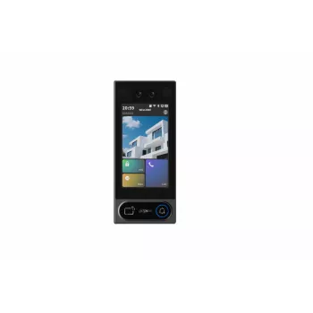 DAHUA VTO6631QB-WP Video durvju telefons ar 2MP kameru, 4.3 collu skārienekrānu, sejas/pirkstu nospiedumu/kartes/paroles/attālinātu atslēgšanu, IP65, IK08, iegremdējamā montāža, melns