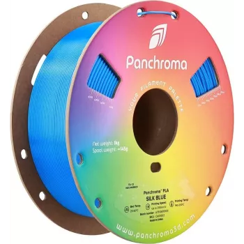 Polymaker Panchroma PLA Silk 1.75mm Blue 1kg 3D Printer Filament