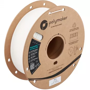 Polymaker HT-PLA-GF 1.75mm White 1kg Glass Fiber Reinforced High-Temperature PLA Filaments