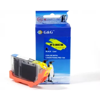 G&G Ninestar saderīga tintes kasetne Canon CLI-42BK (6384B001) Melna