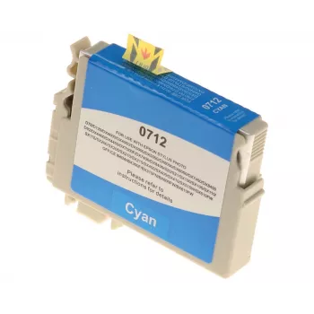G&G Ninestar saderīga tintes kasetne Epson T0712/C13T07124012 Ciāna