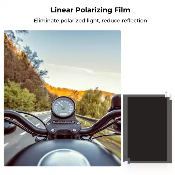 K&F Concept Polarizējošās plēves loksnes 2x 300x200mm (11.8x7.9 collas) ar piederumiem KF31.076