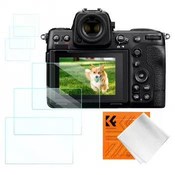 KF 6 gabalu 9H rūdīta stikla ekrāna aizsargs Nikon Z9 Z8