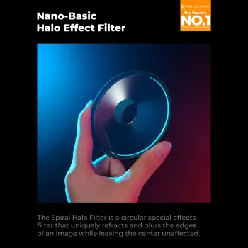 K&F Concept Nano-B Halo Spiral Swirl Blur Filter 58mm