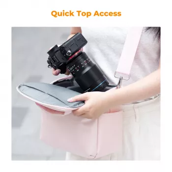 K&F Concept KF13.179V3 Sling Bag DSLR, Mirrorless, Drone, Gimbal – Bēšs