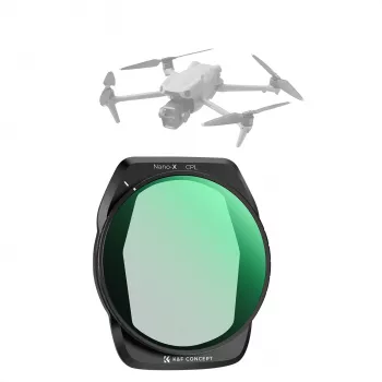 K&F Concept Nano-X CPL Ultra HD 8K cirkulārais polarizācijas filtrs DJI Air 3S dronam KF01.2878