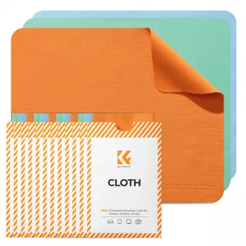 12x Microfiber Cleaning Cloth 250g for Camera Optics Eyeglasses Kf08.087