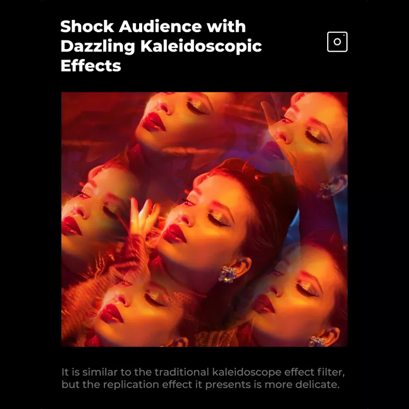 K&F Concept Kaleidoscope Filter 6x Hexagonal 77mm KF01.2806V1
