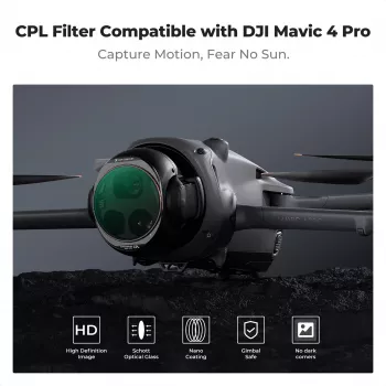 K&F Concept Nano-X 8K HD CPL filtrs DJI Mavic 4 Pro (KF01.2071V1)