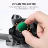 K&F Variable ND Filter ND2-ND32 for DJI Mini 5 Pro Drone, AGC Glass