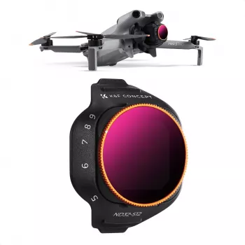 K&F Variable ND Filter ND32-ND512 for DJI Mini 5 Pro Drone, AGC Glass, KF02.0004