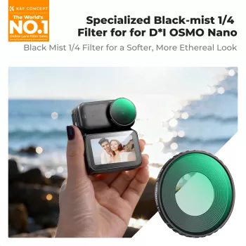 K&F Concept Nano-X Black Diffusion 1/4 Filtris DJI Osmo Nano ar Maciņu