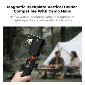 KF Concept KF12.0050 magnētiskais vertikālā stiprinājuma adapters ar 1/4 collu vītni DJI Osmo Nano / Xtra Atto