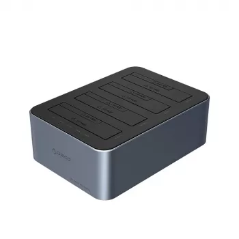 ORICO 6646C3-C 4-Bay Docking Station for 2.5/3.5 SATA HDD/SSD with Offline Clone Function - Grey