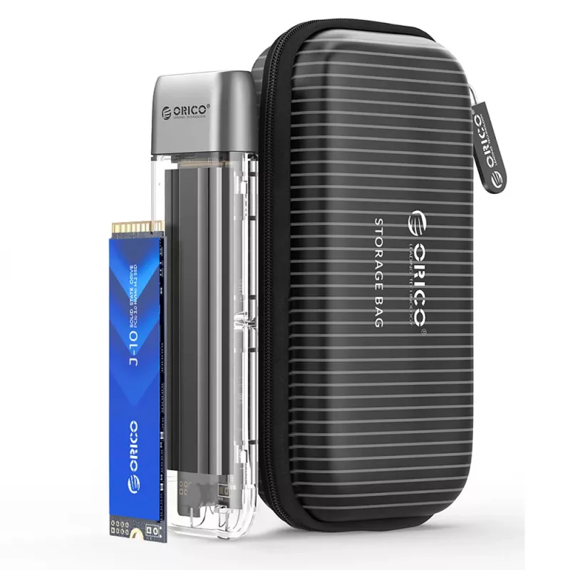 ORICO TXM2-C3 M.2 NVMe USB-C 3.2 10Gbps SSD Enclosure - Grey
