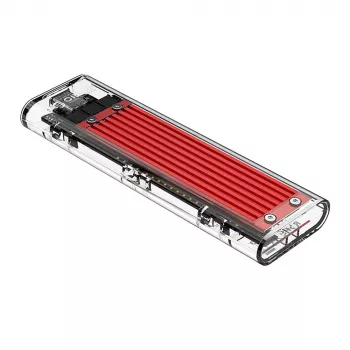 ORICO TCM2-C3 M.2 NVMe SSD ārējais korpuss USB-C 10Gbps Sarkans