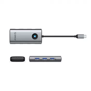 ORICO PW11-6P USB-C Hub 6-in-1 Docking Station, Grey