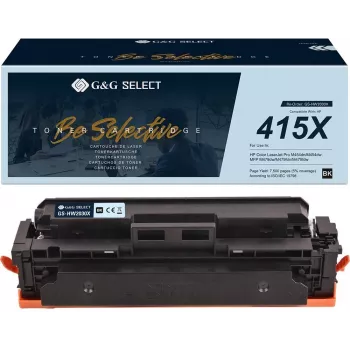 G&G Select XL Tonera kasetne HP 415X / W2030X - Melna, augstas ietilpības