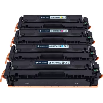 G&G Select XL Toner Replacement HP 201X / Canon 045H 4-Pack (Black, Cyan, Magenta, Yellow)